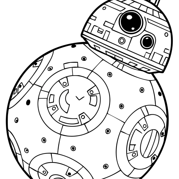 Desenho para Colorir BB-8
