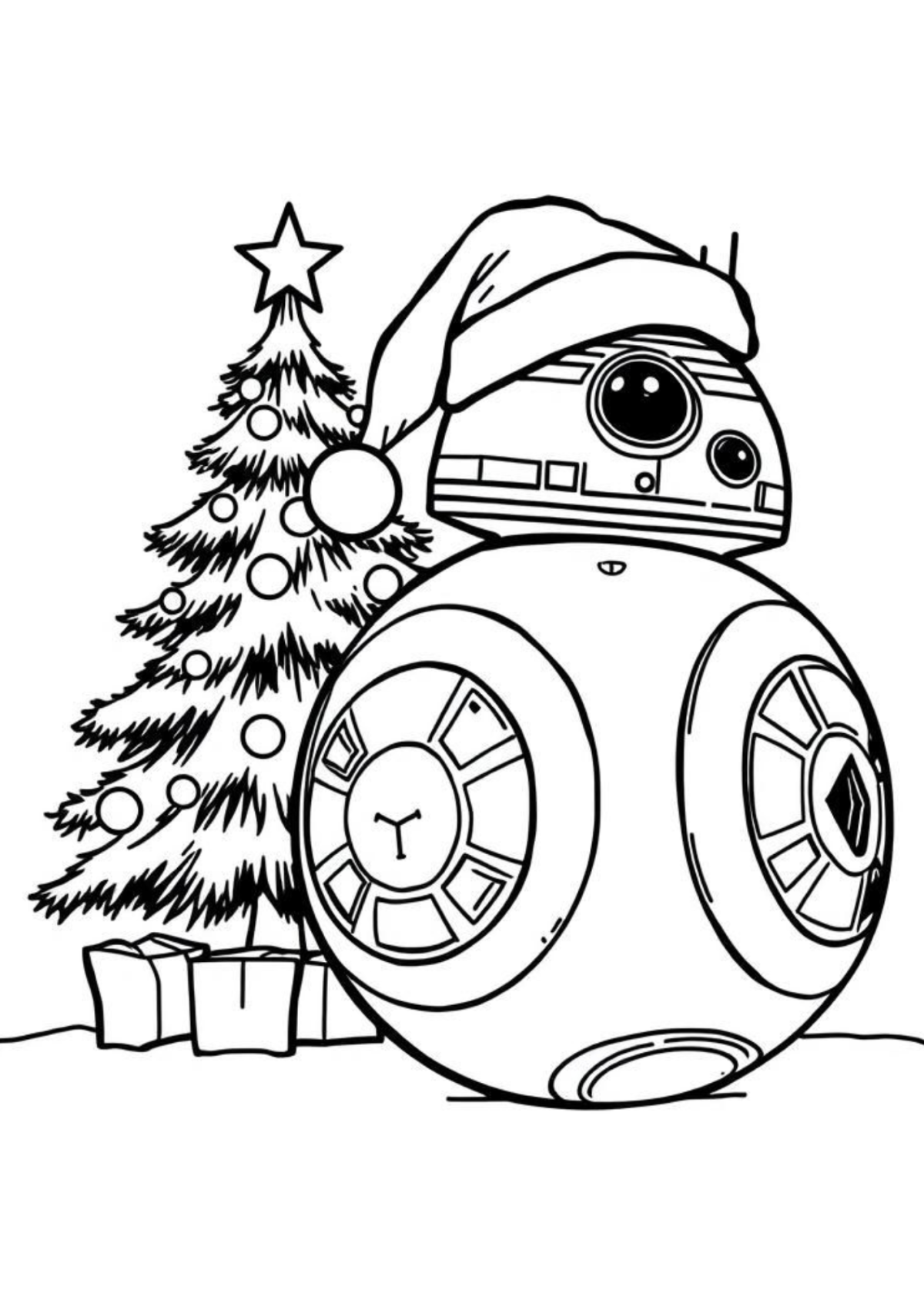 Desenho para Colorir BB-8