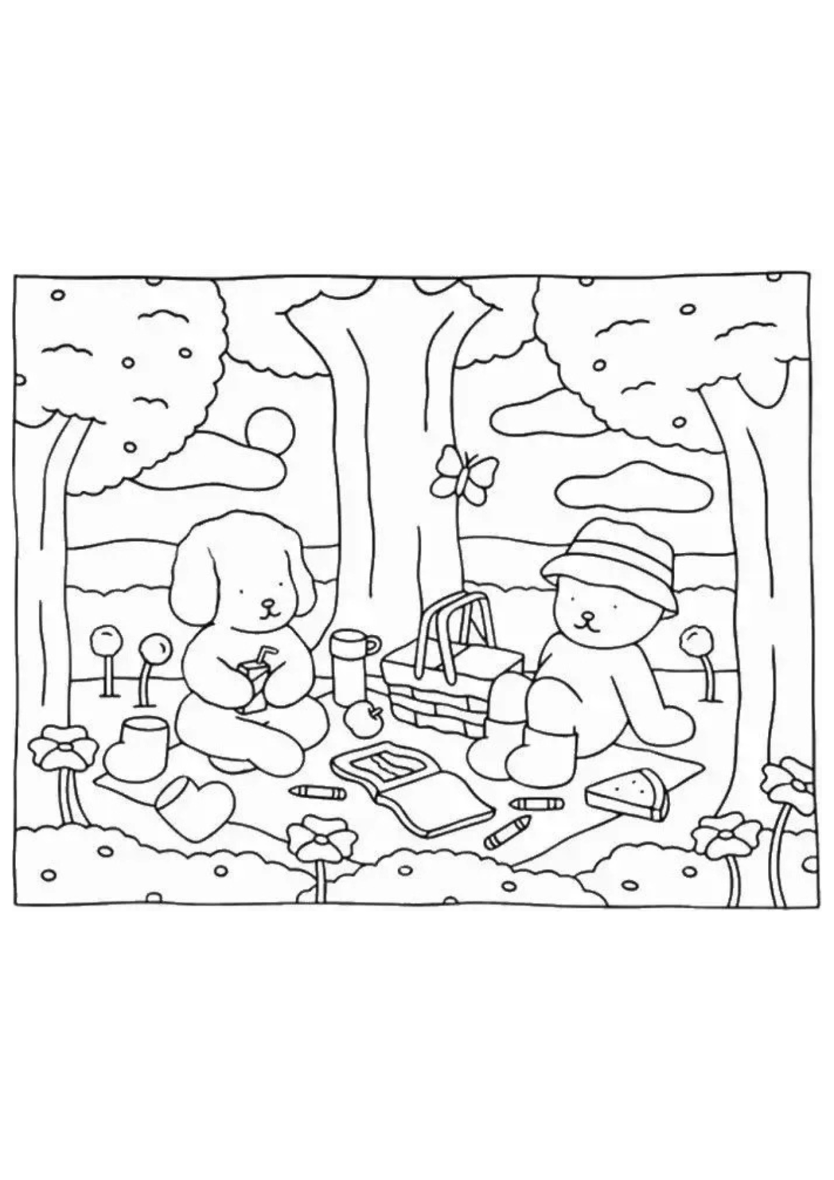 Desenho para Colorir Bobbie Goods