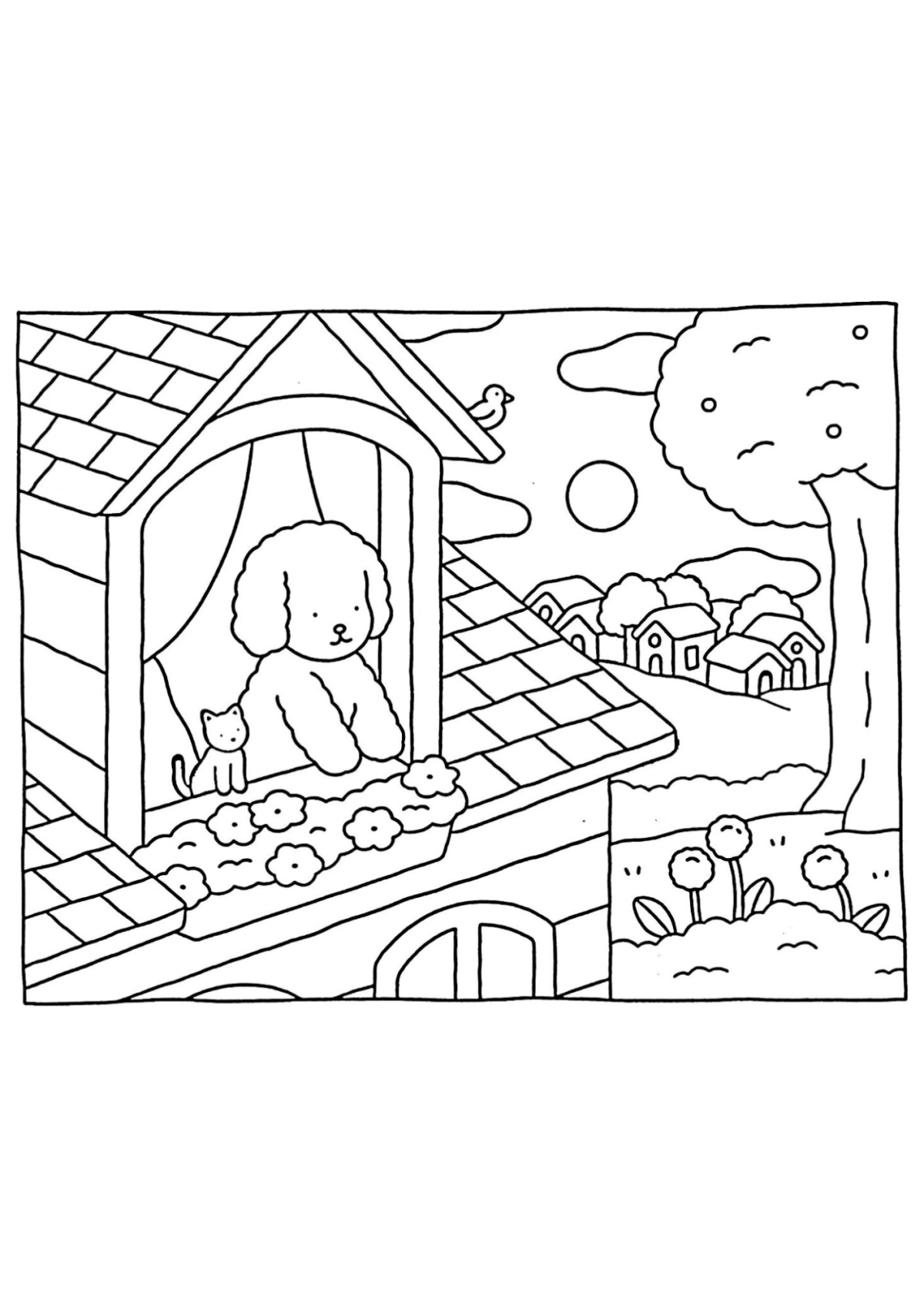 Desenho para Colorir Bobbie Goods