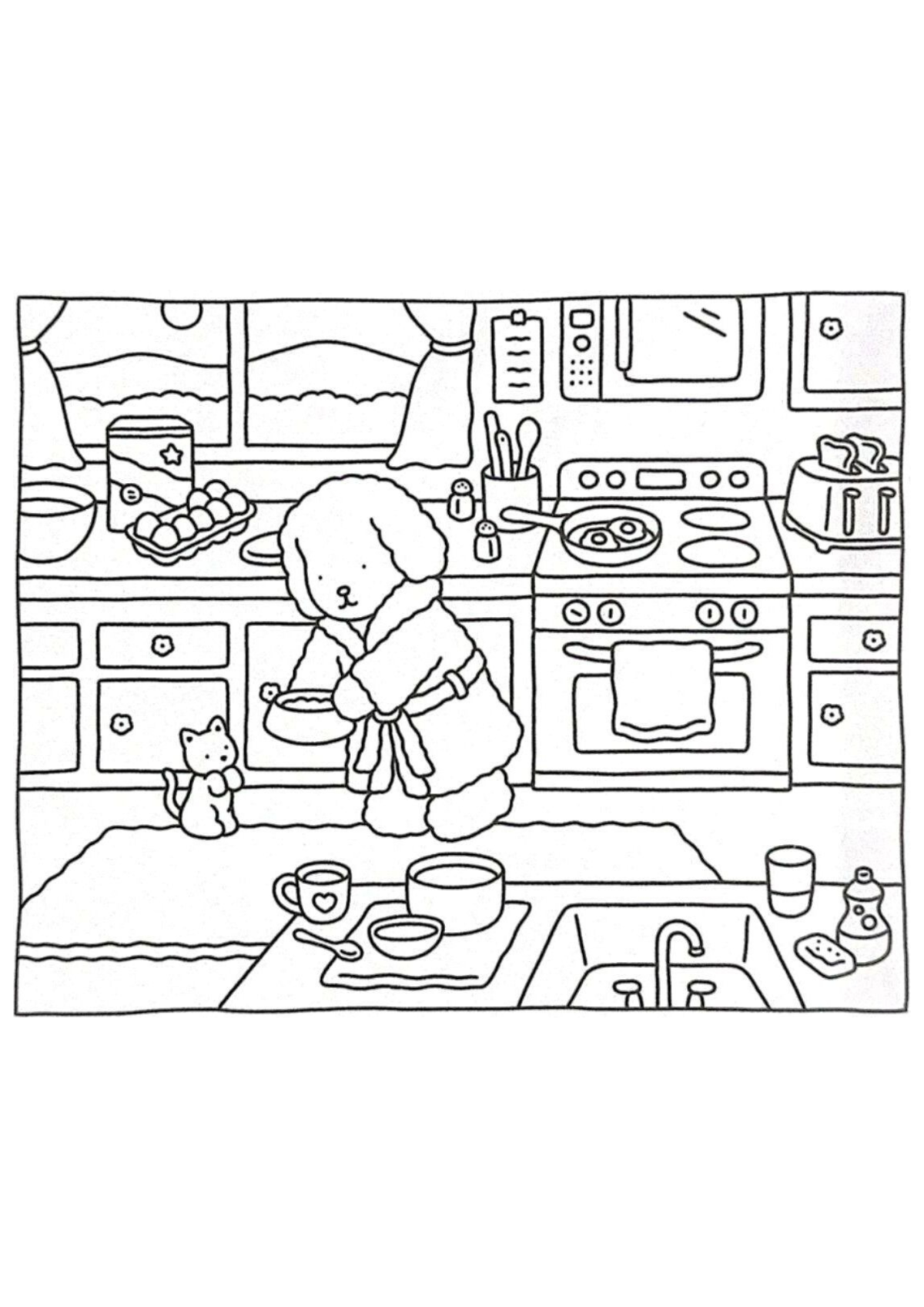 Desenho para Colorir Bobbie Goods
