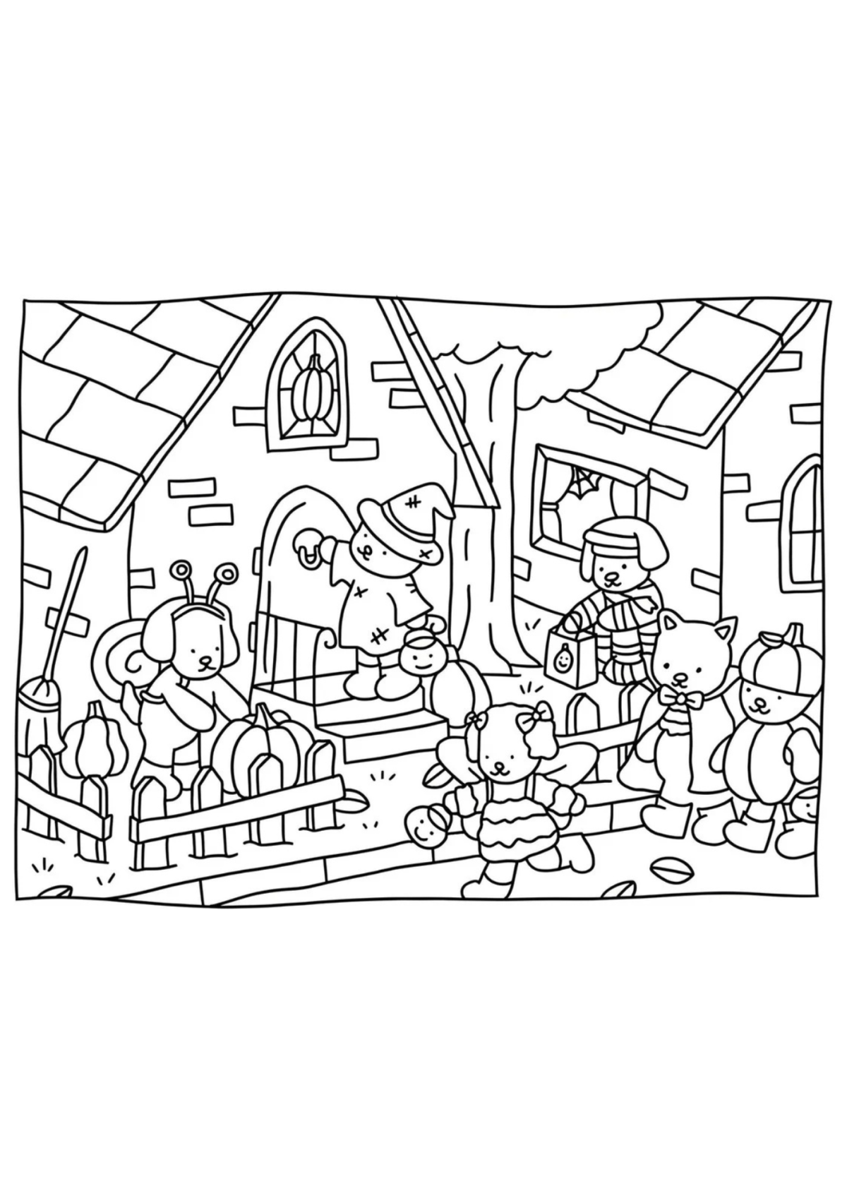 Desenho para Colorir Bobbie Goods