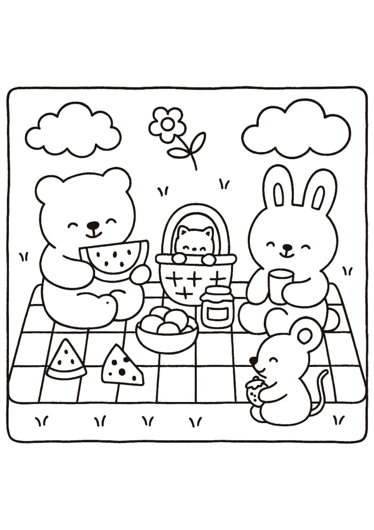Desenho para Colorir Bobbie Goods
