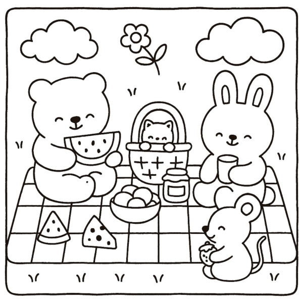 Desenho para Colorir Bobbie Goods