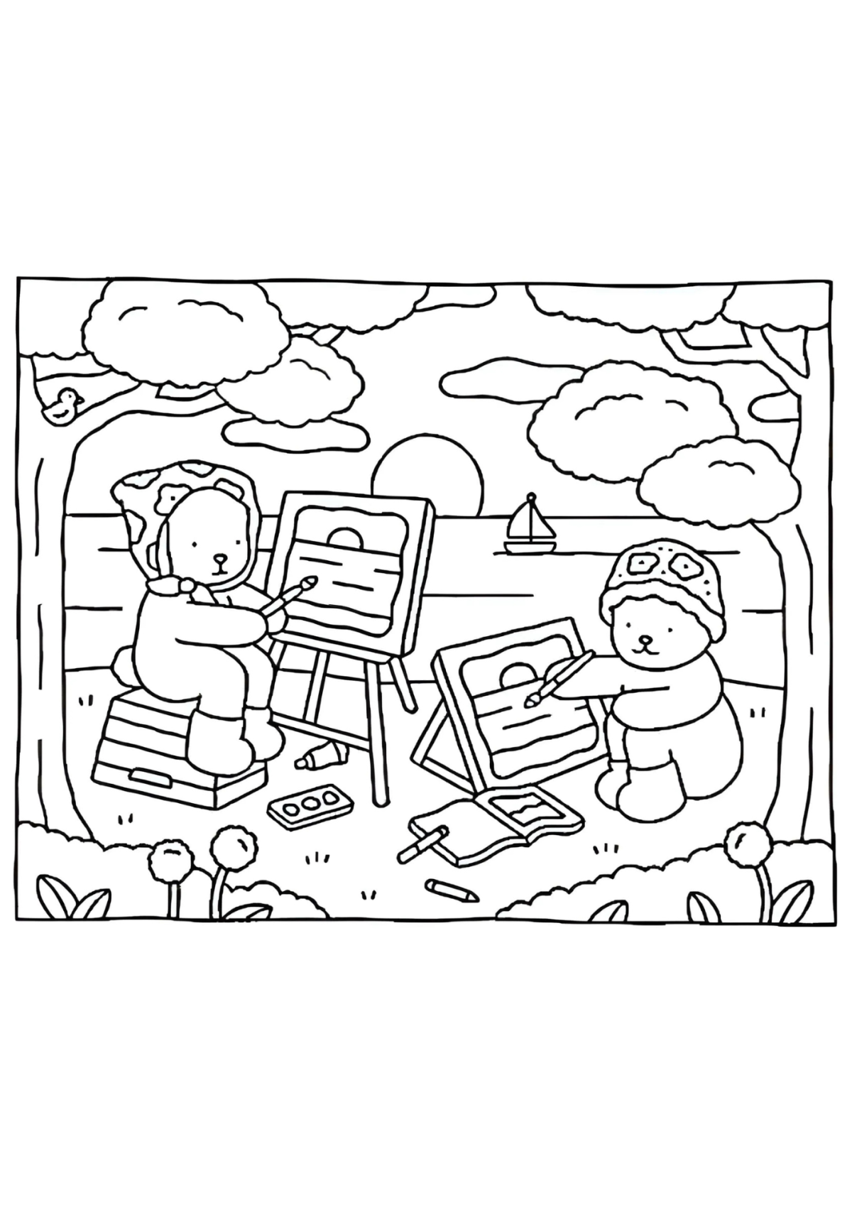 Desenho para Colorir Bobbie Goods