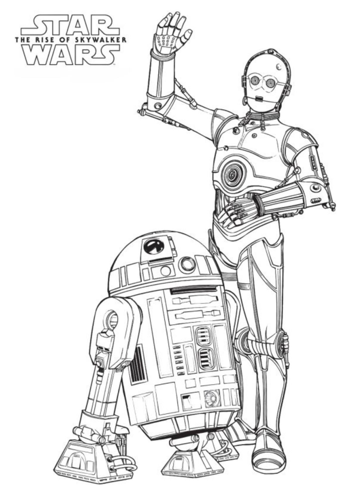 Desenho para Colorir C-3PO