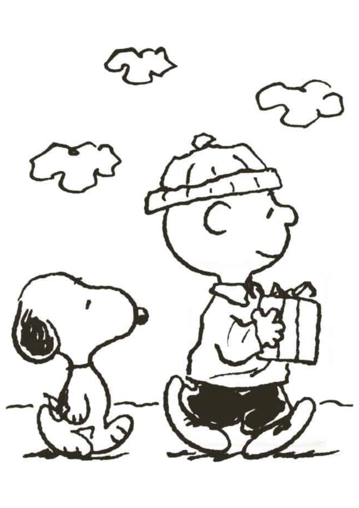 Desenho para Colorir Charlie Brown