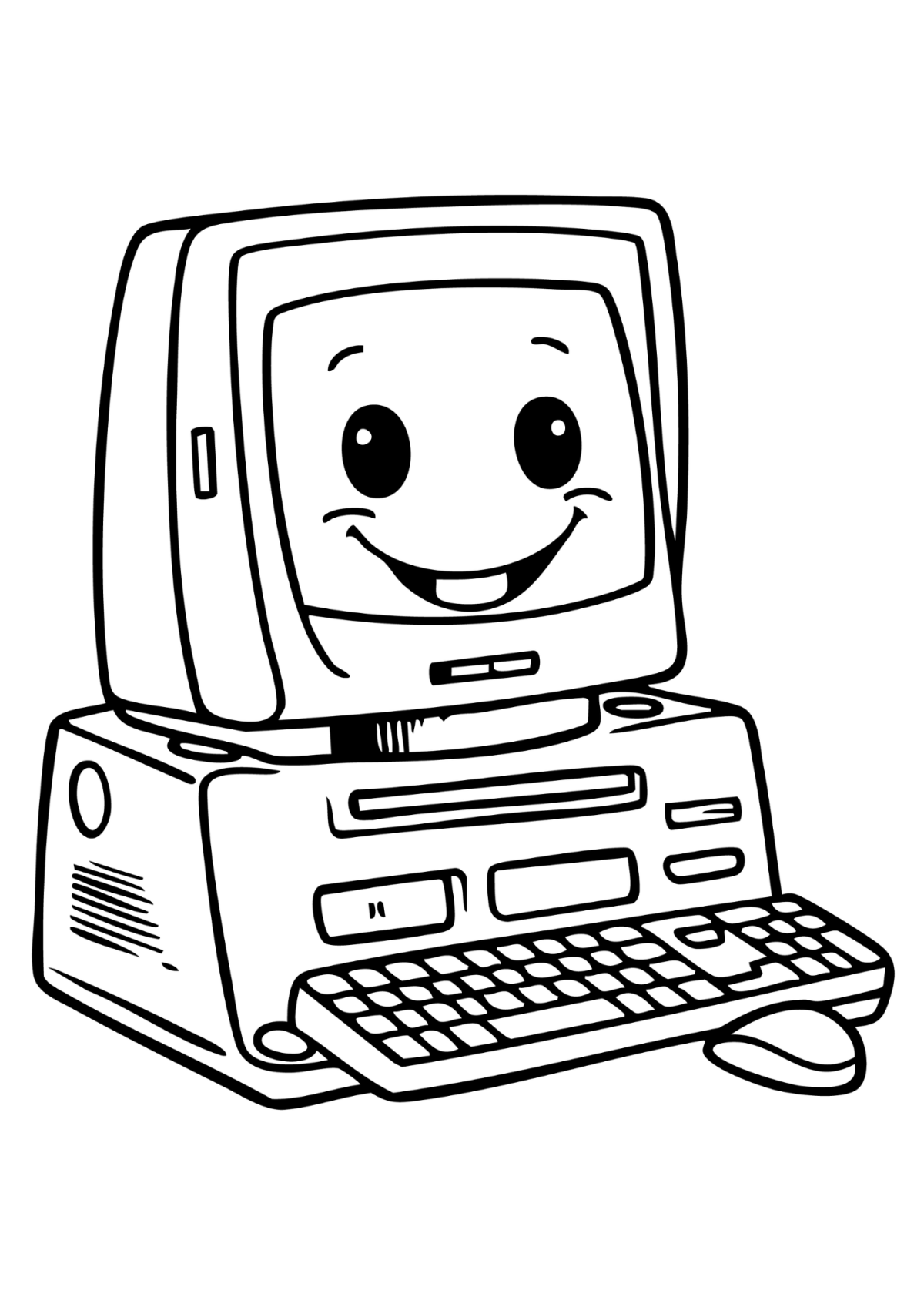 Desenho para Colorir Computador