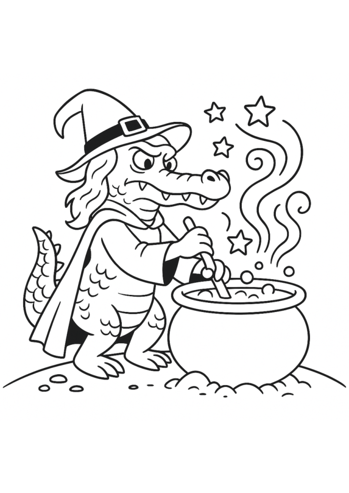 Desenho para Colorir Cuca
