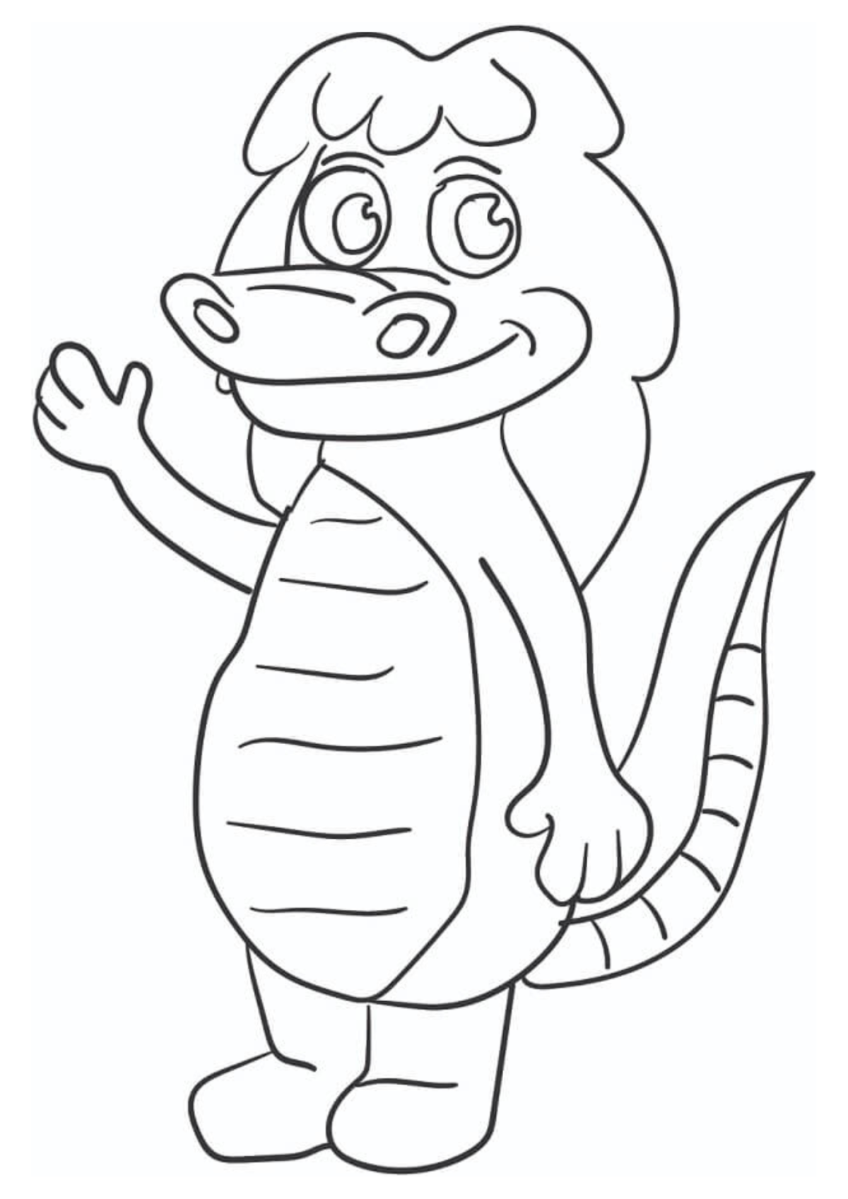 Desenho para Colorir Cuca