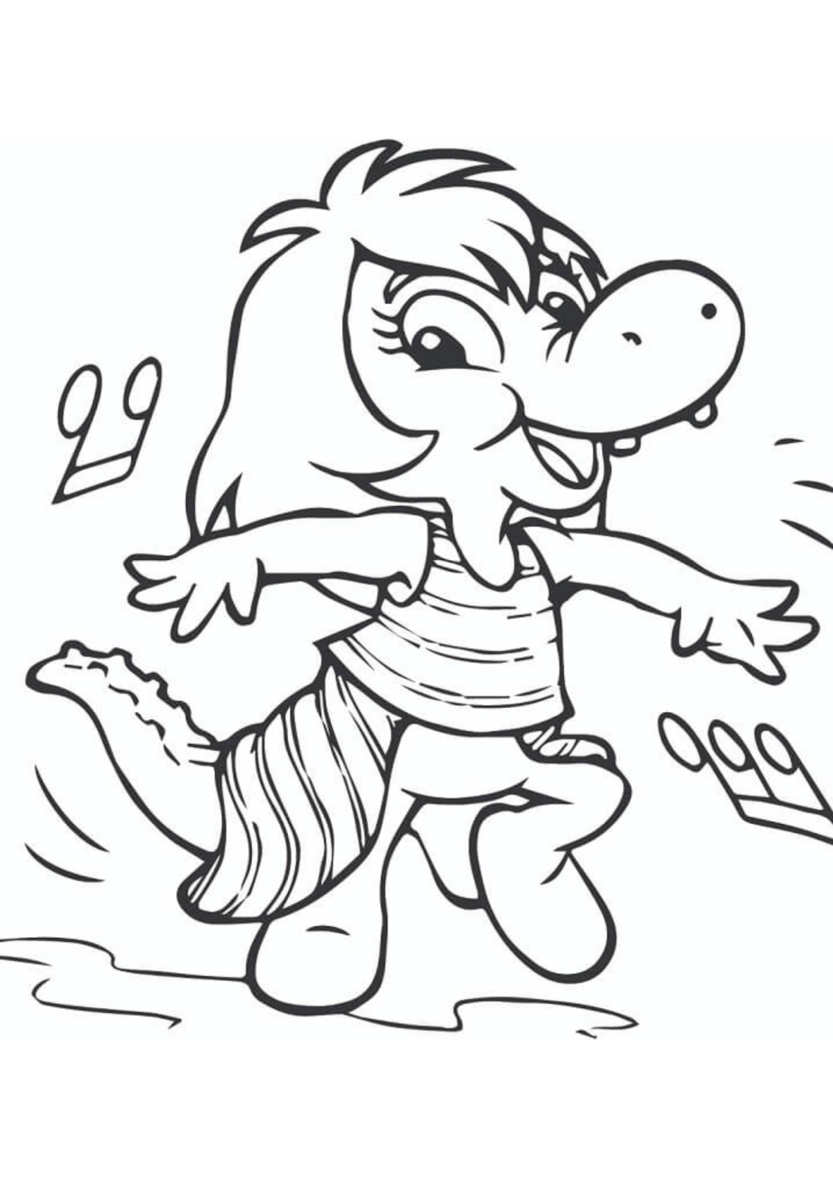 Desenho para Colorir Cuca