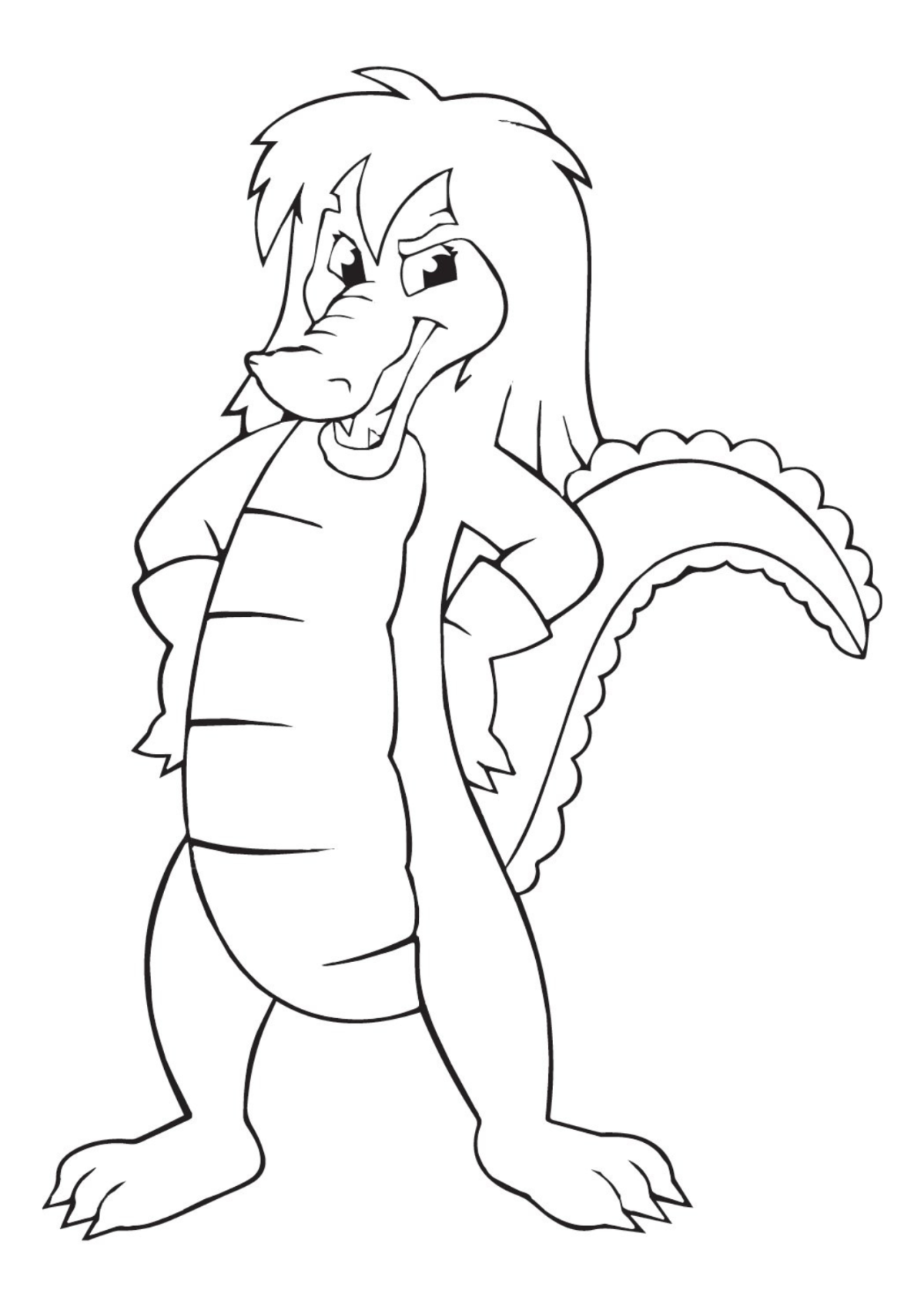 Desenho para Colorir Cuca