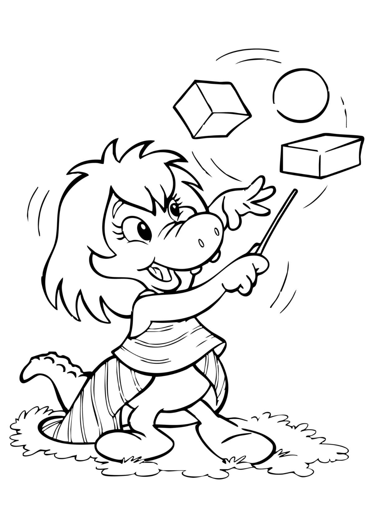 Desenho para Colorir Cuca