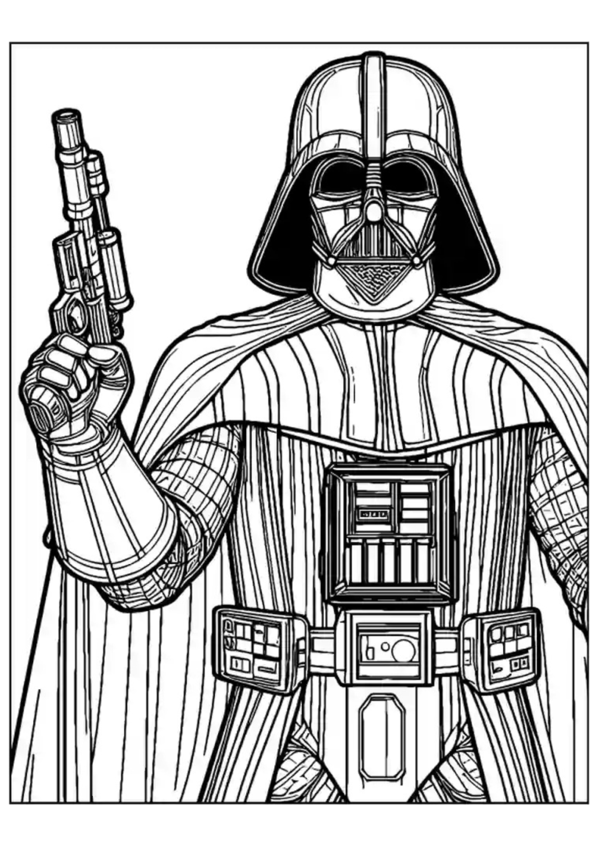 Desenho para Colorir Darth Vader