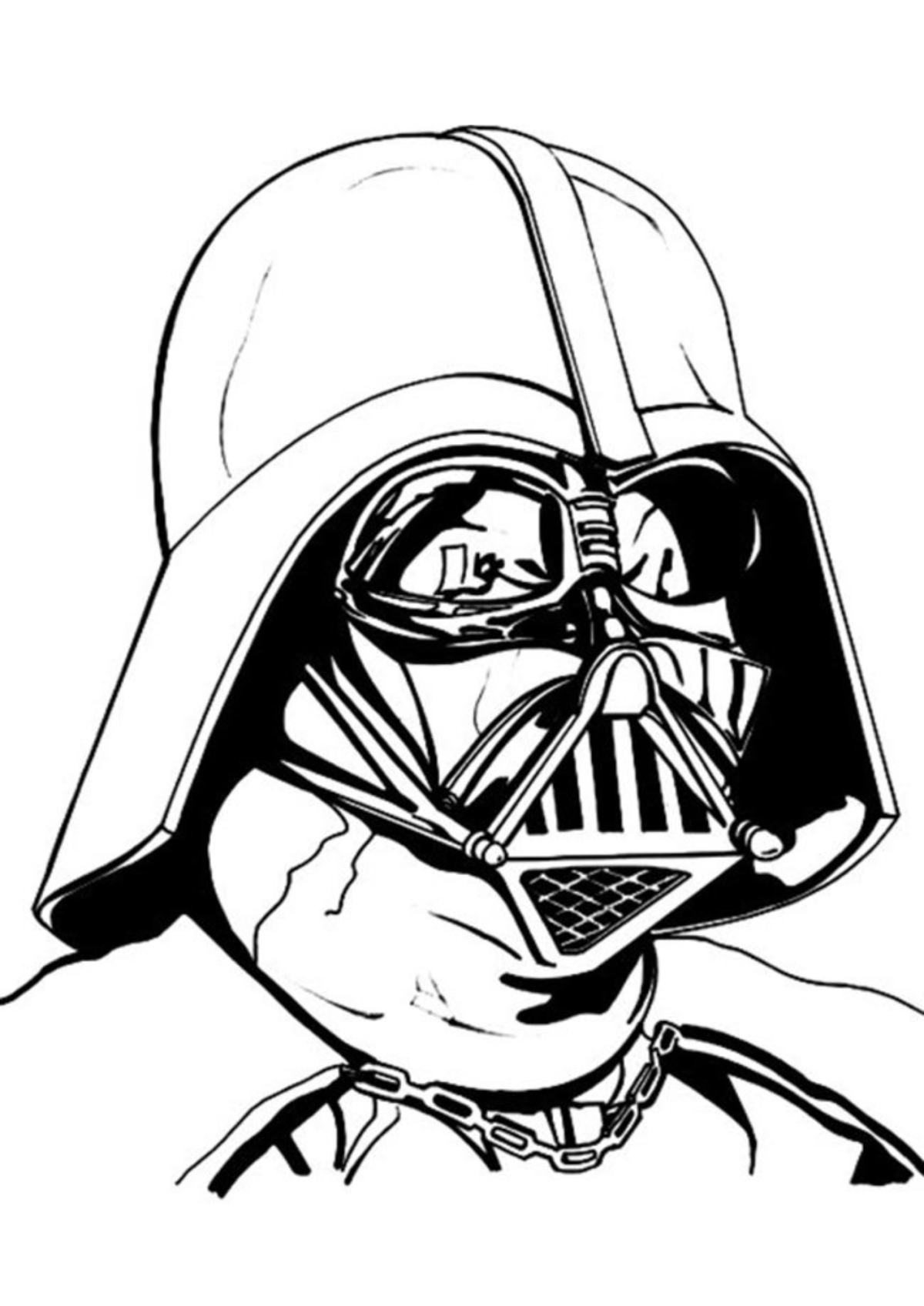 Desenho para Colorir Darth Vader