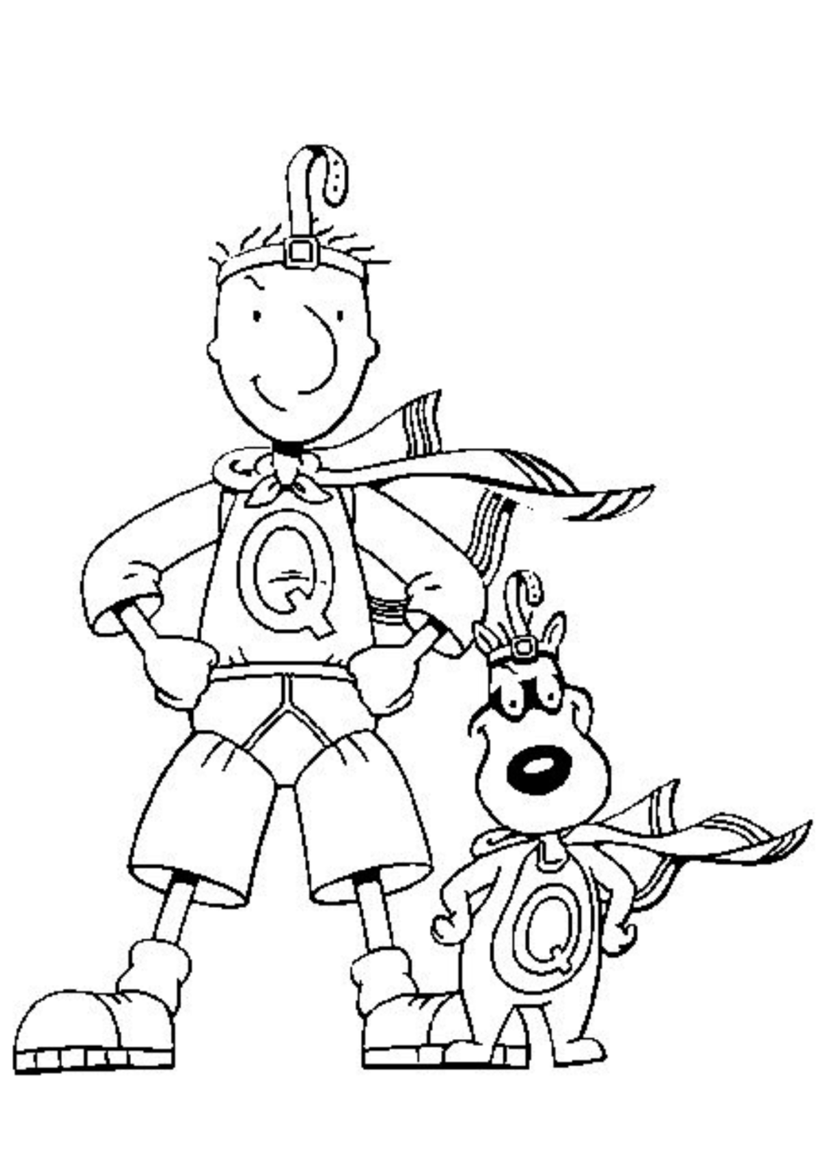 Desenho para Colorir Doug