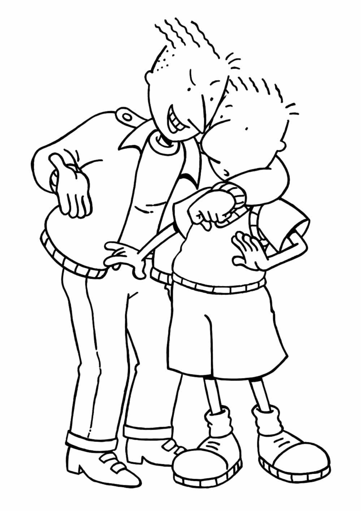 Desenho para Colorir Doug