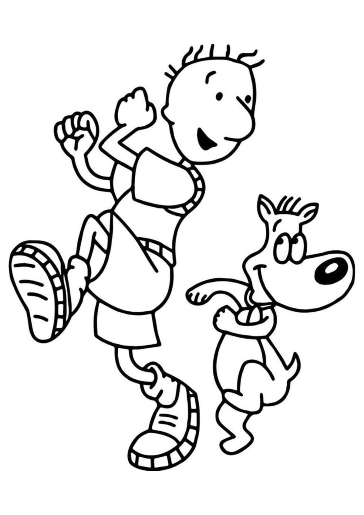 Desenho para Colorir Doug