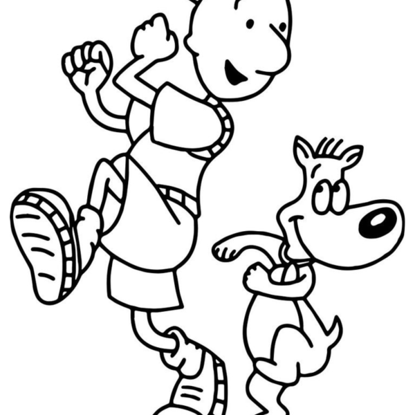Desenho para Colorir Doug