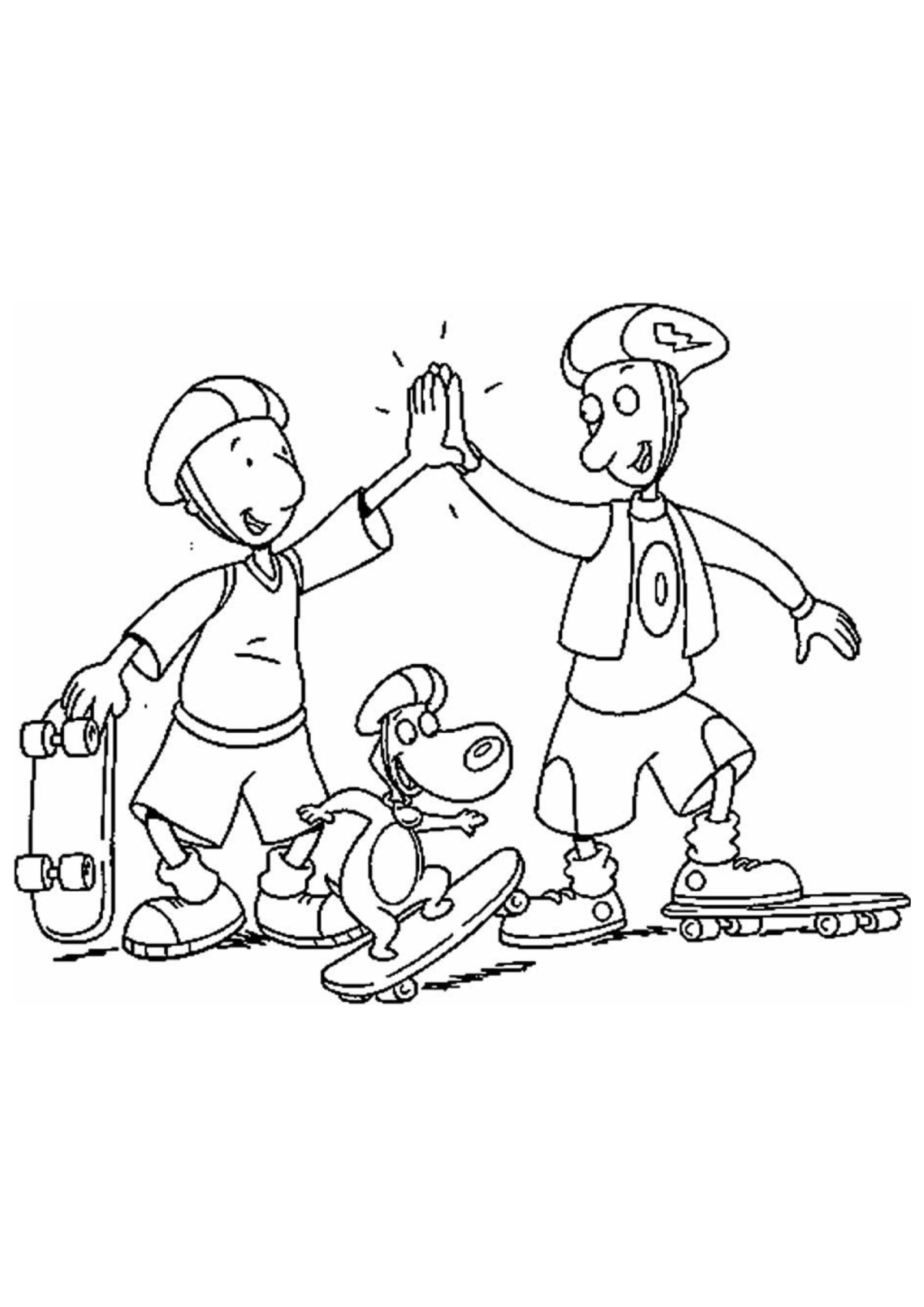 Desenho para Colorir Doug