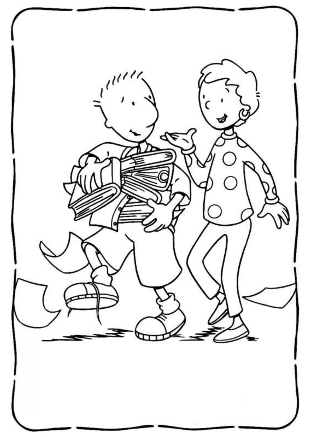 Desenho para Colorir Doug