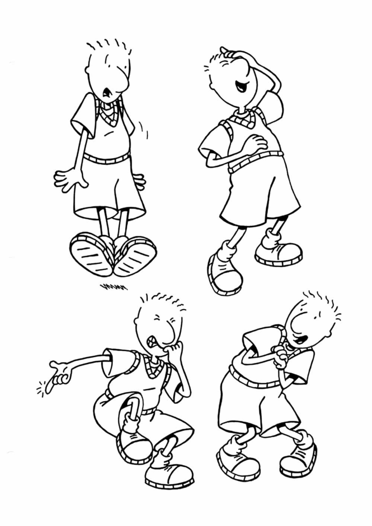 Desenho para Colorir Doug