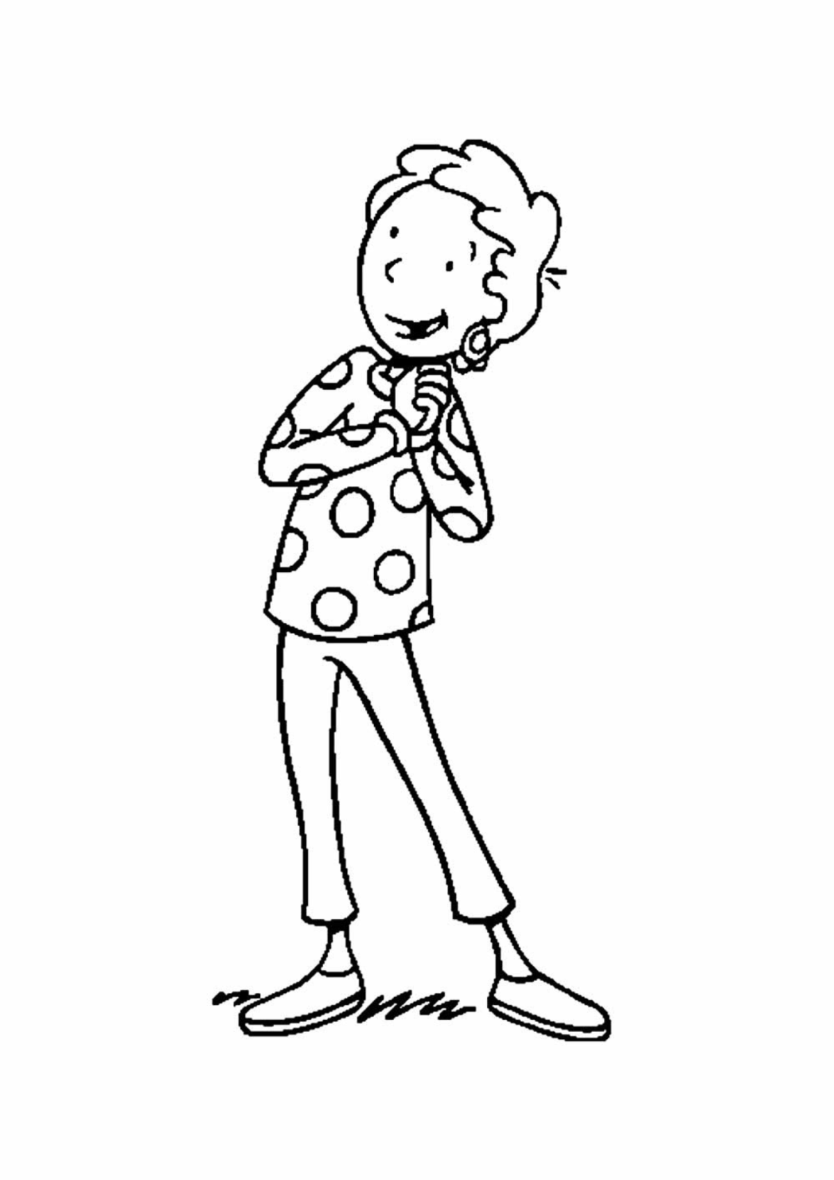 Desenho para Colorir Doug