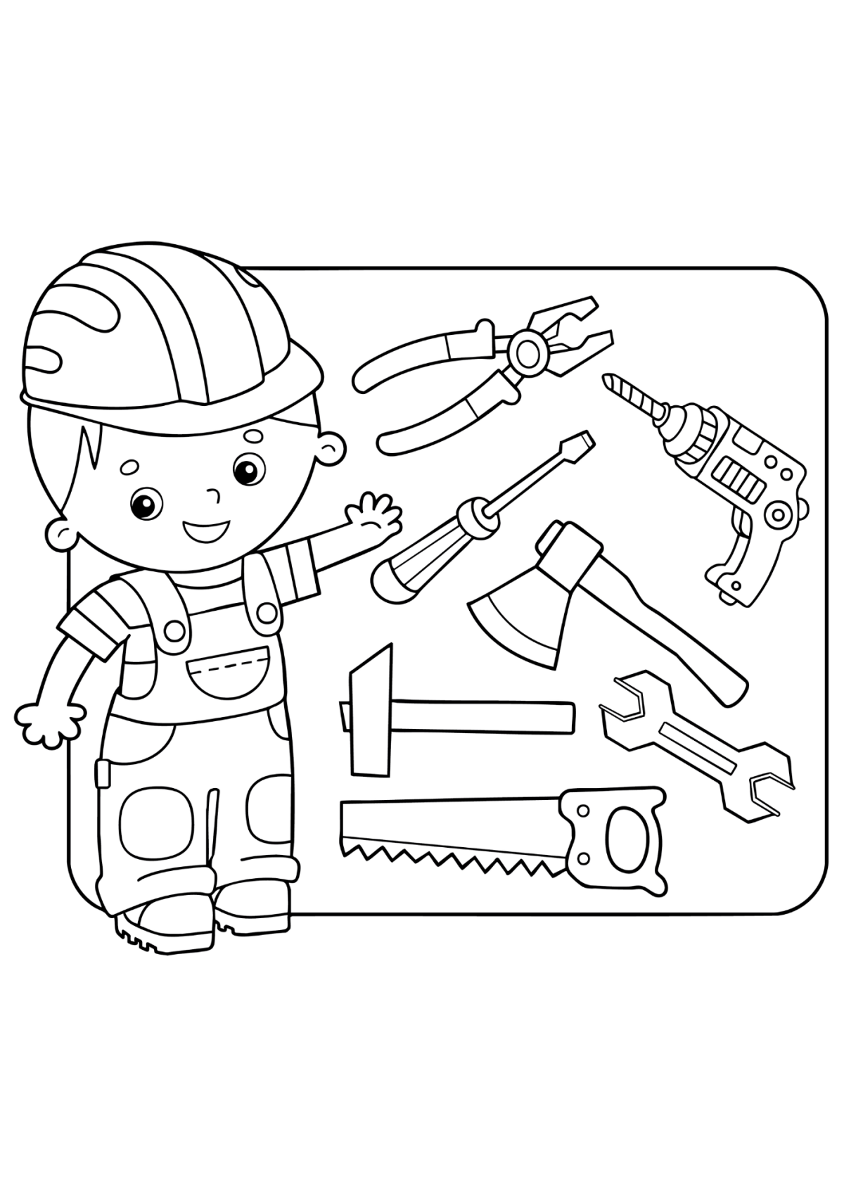 Desenho para Colorir Ferramenta