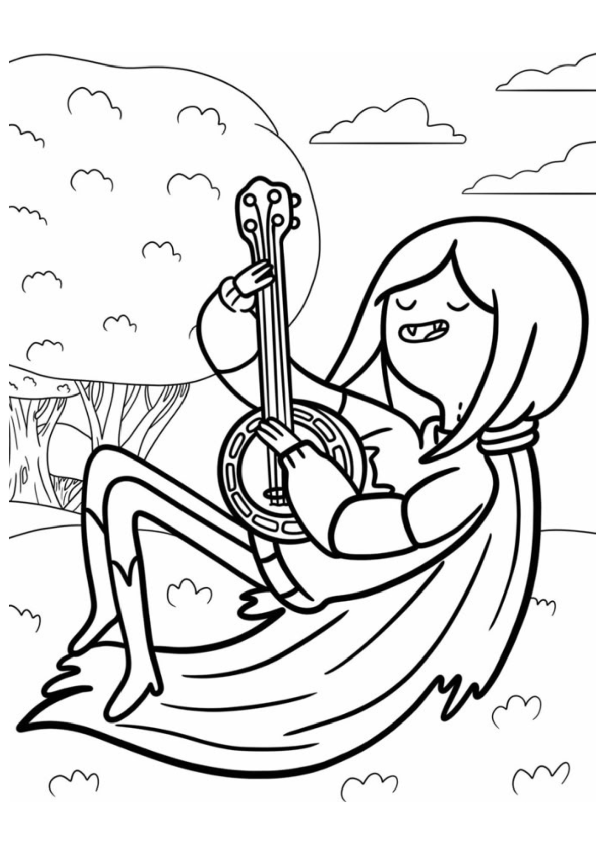Desenho para Colorir Hora de Aventura