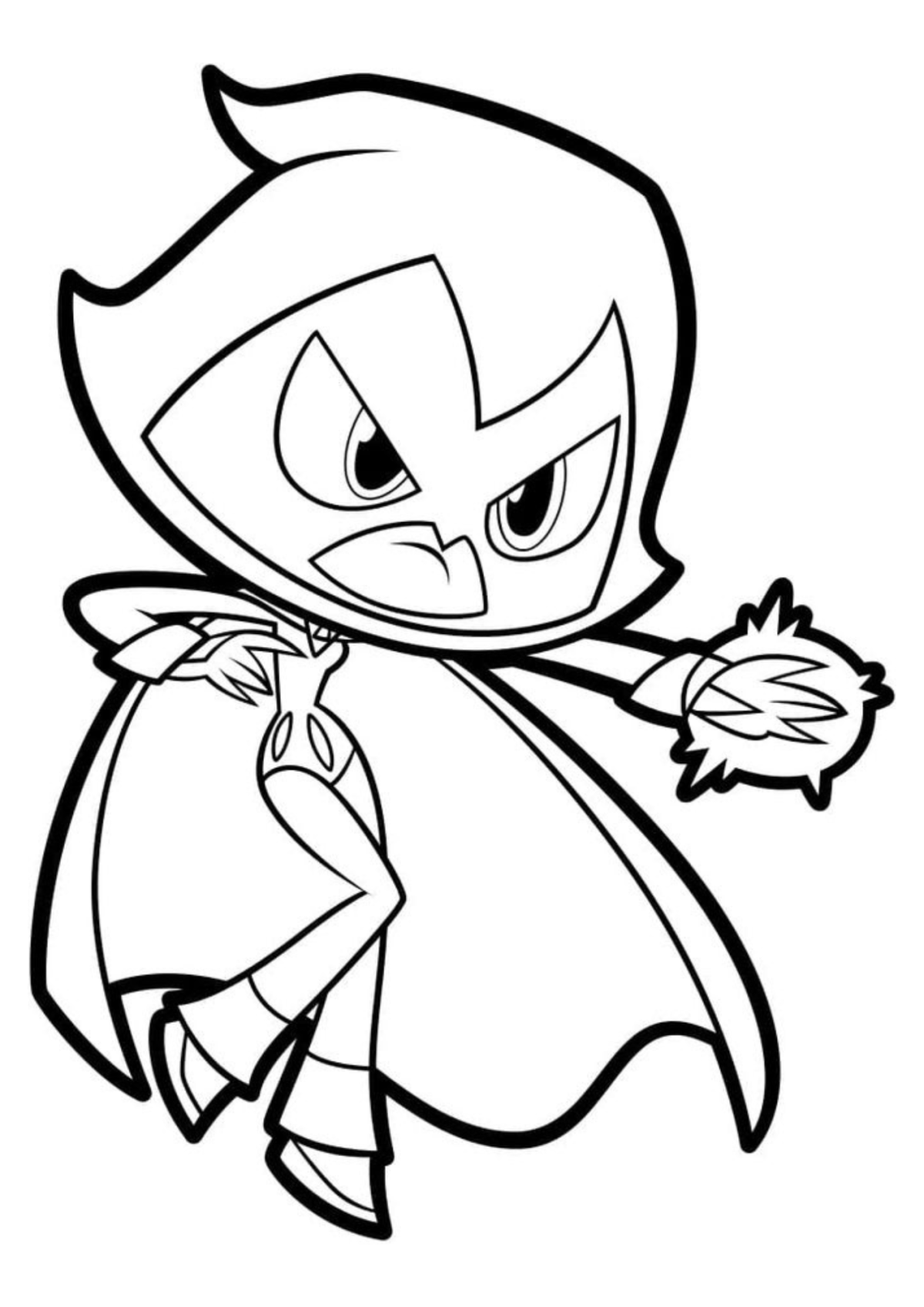Desenho para Colorir Os Jovens Titãs
