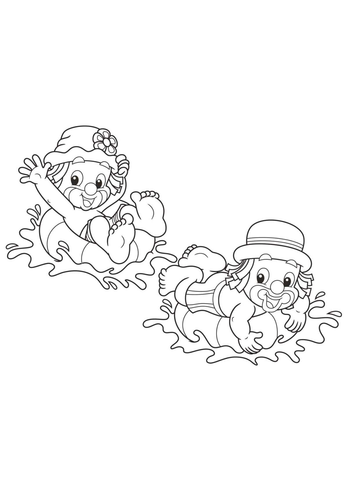 Desenho para Colorir Patati Patata