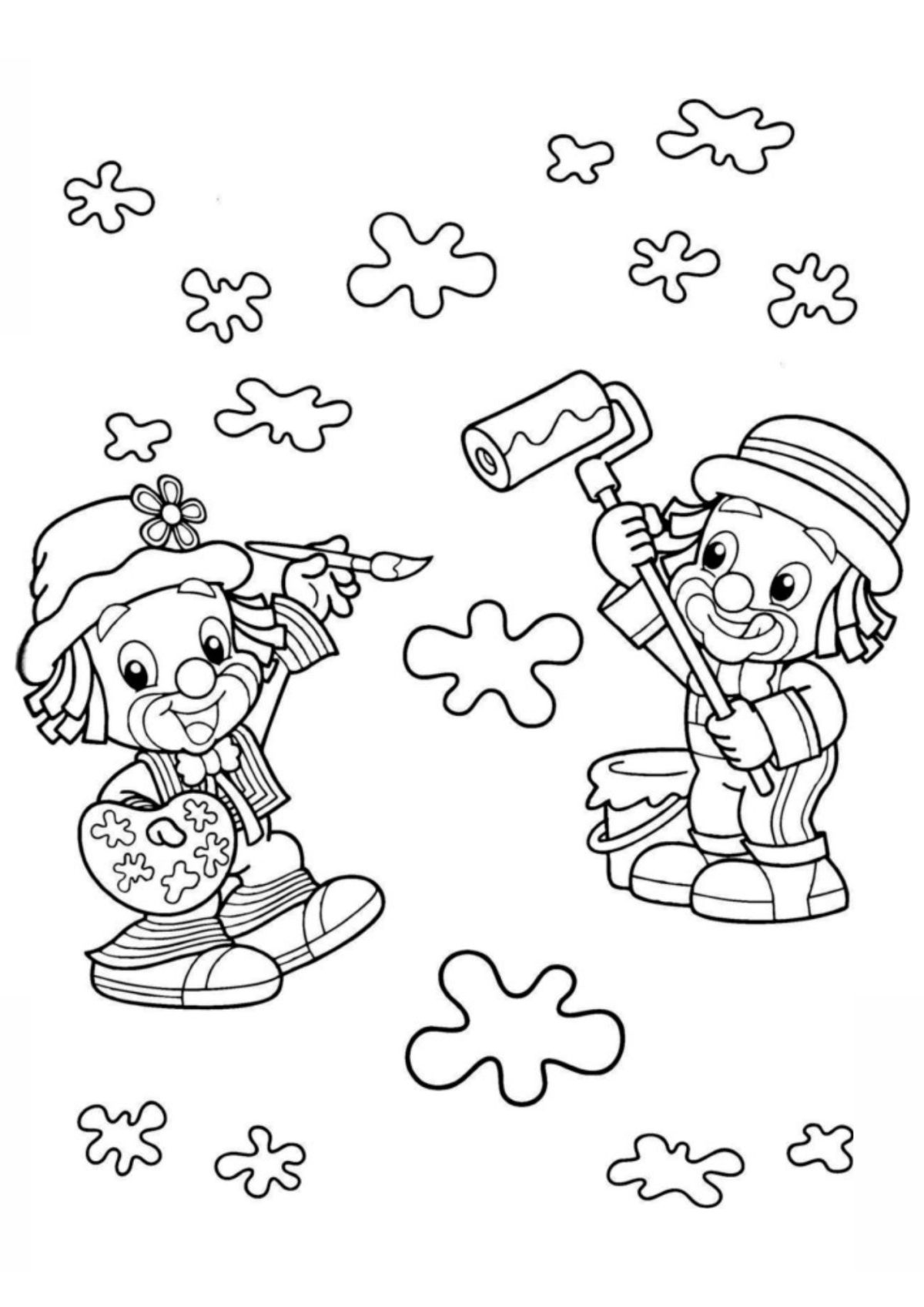 Desenho para Colorir Patati Patata