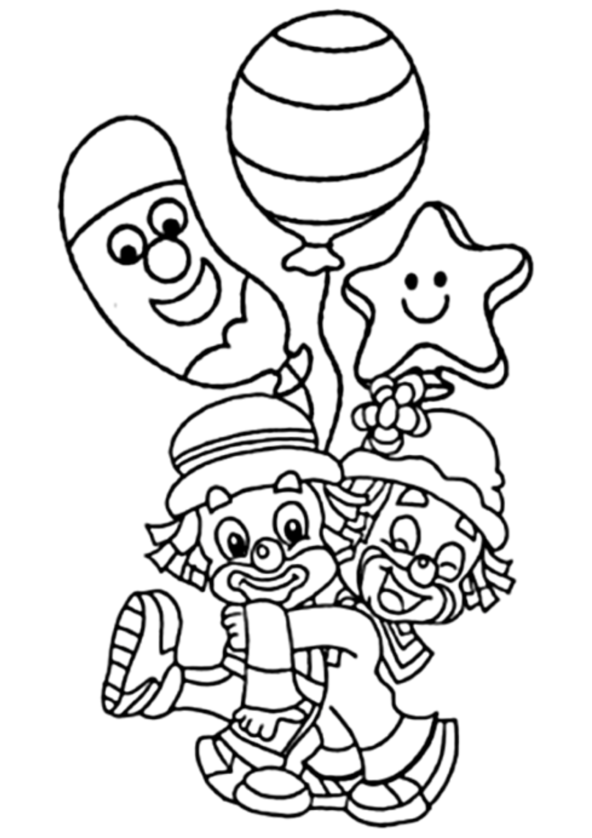 Desenho para Colorir Patati Patata