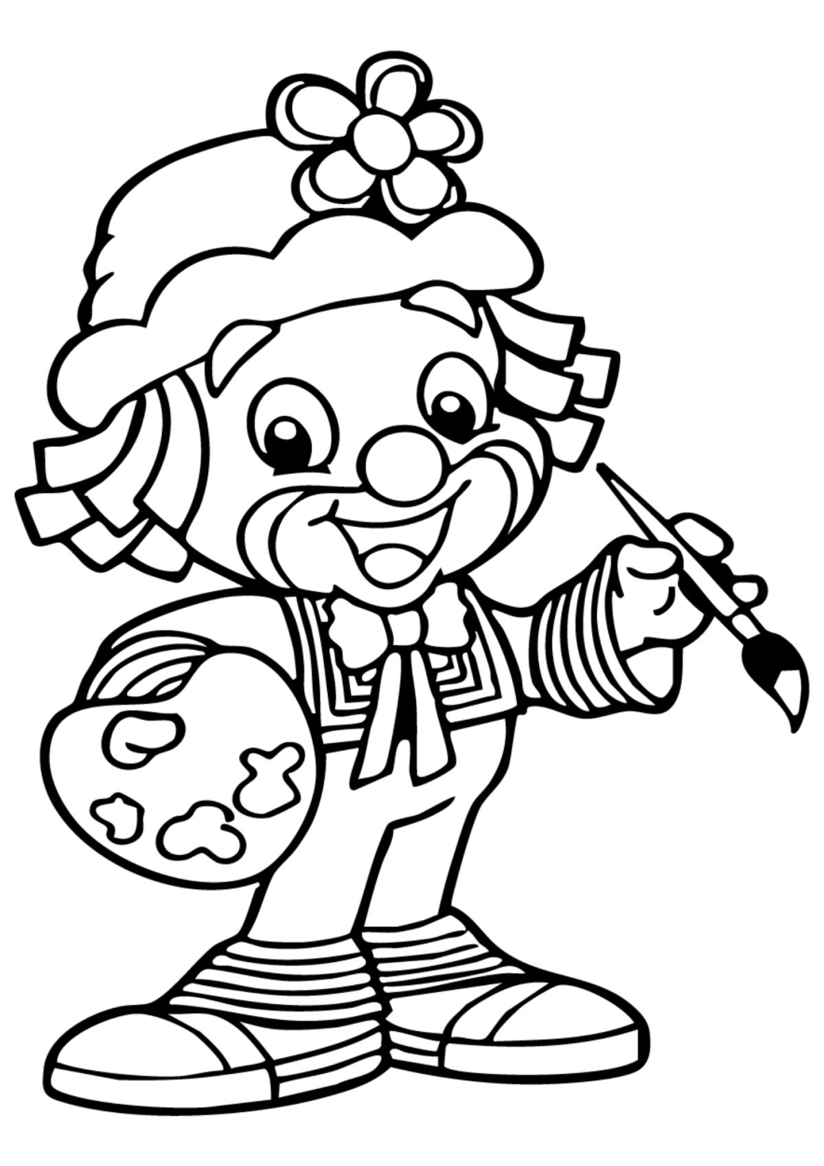 Desenho para Colorir Patati Patata