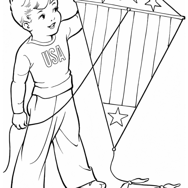 Desenho para Colorir Pipa