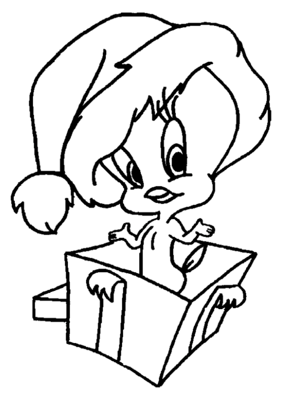 Desenho para Colorir Piu Piu