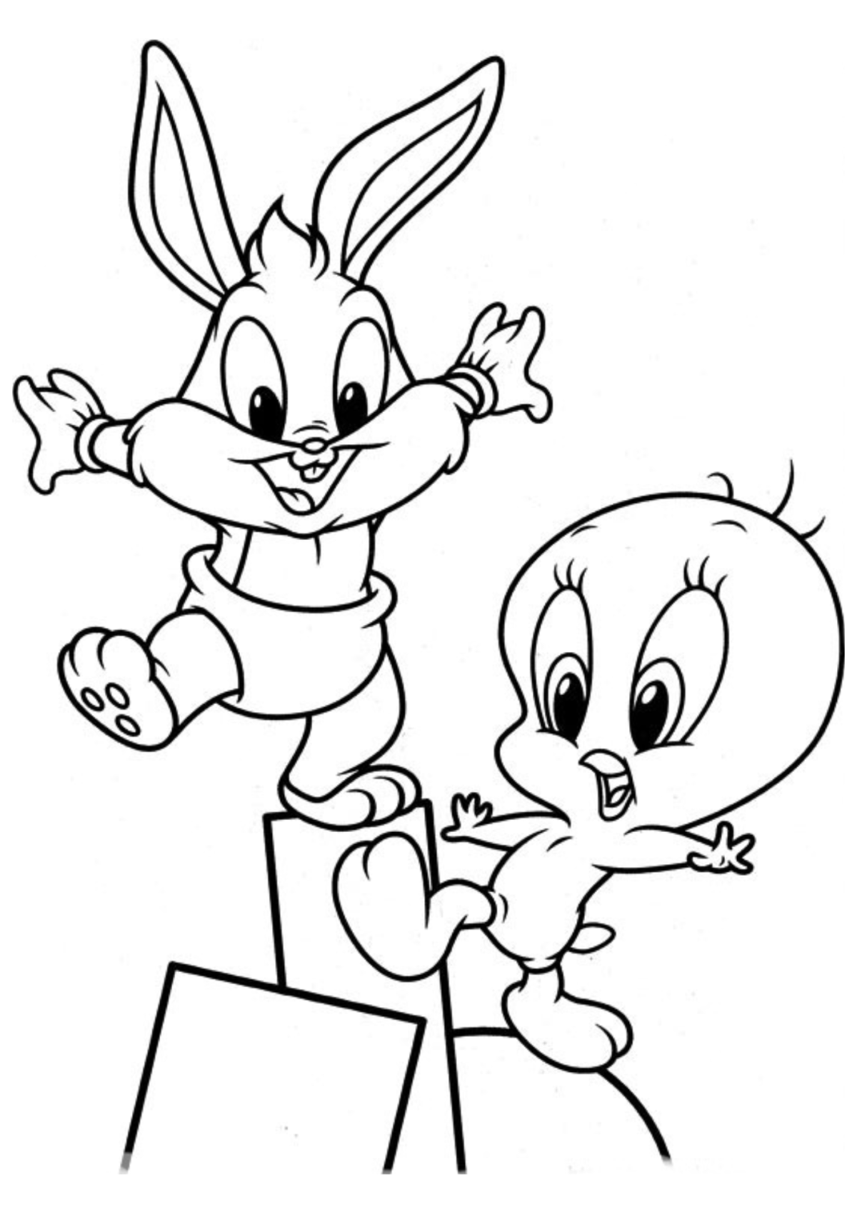 Desenho para Colorir Piu Piu