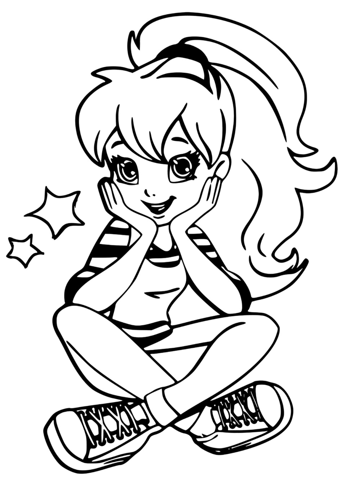 Desenho para Colorir Polly Pocket