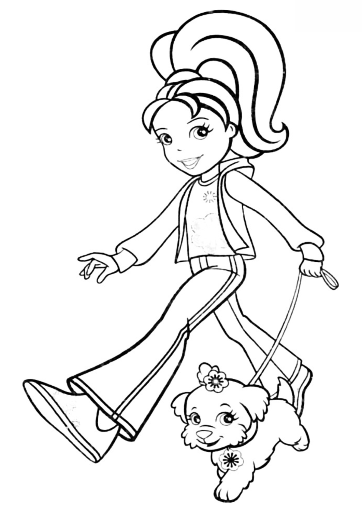 Desenho para Colorir Polly Pocket