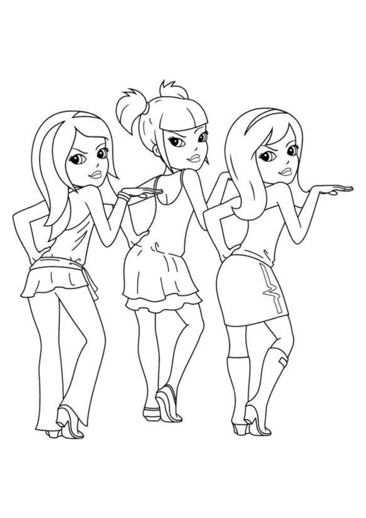 Desenho para Colorir Polly Pocket