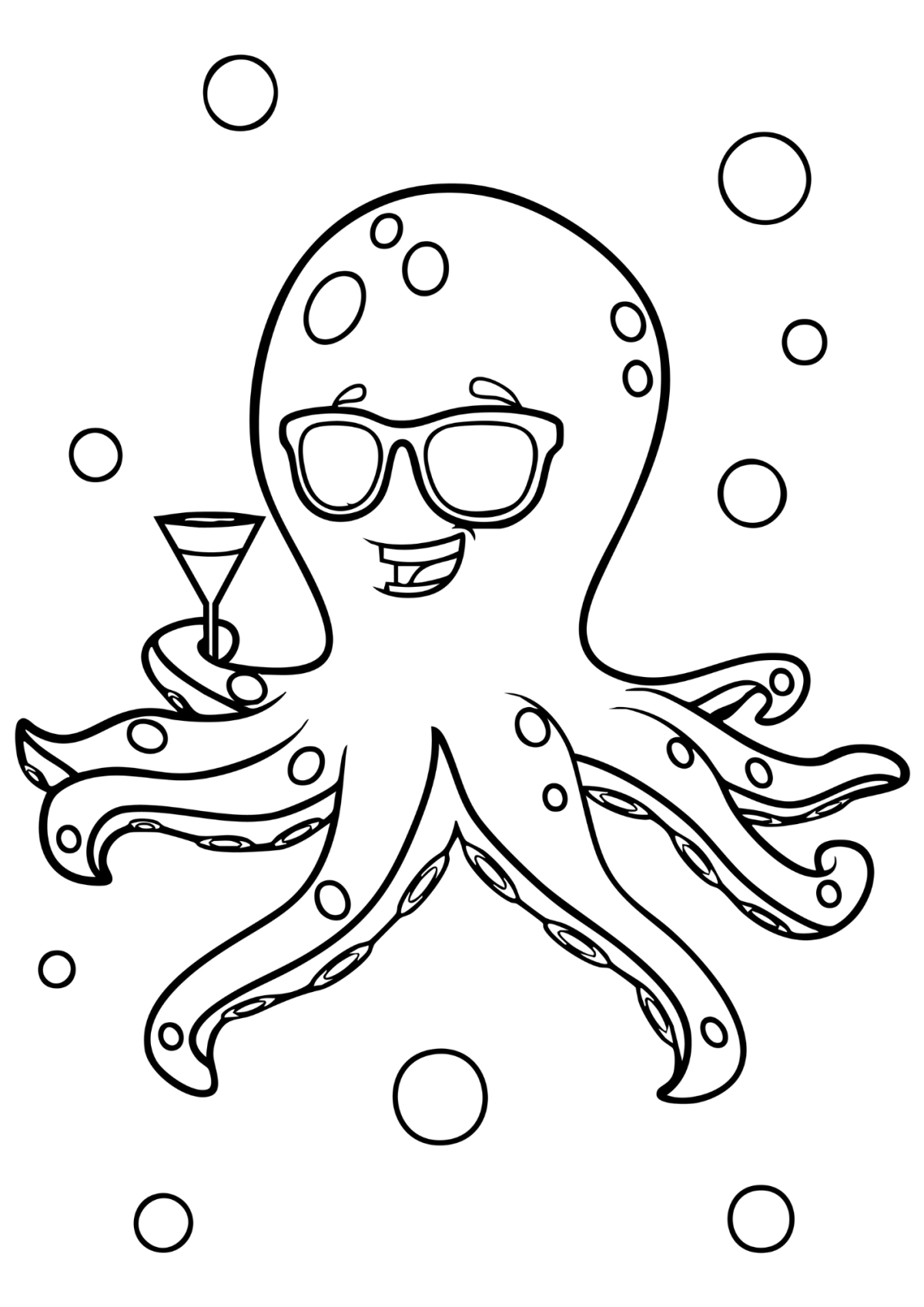 Desenho para Colorir Polvo