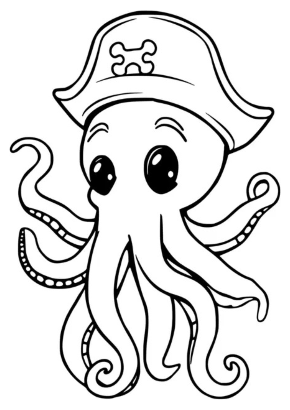 Desenho para Colorir Polvo