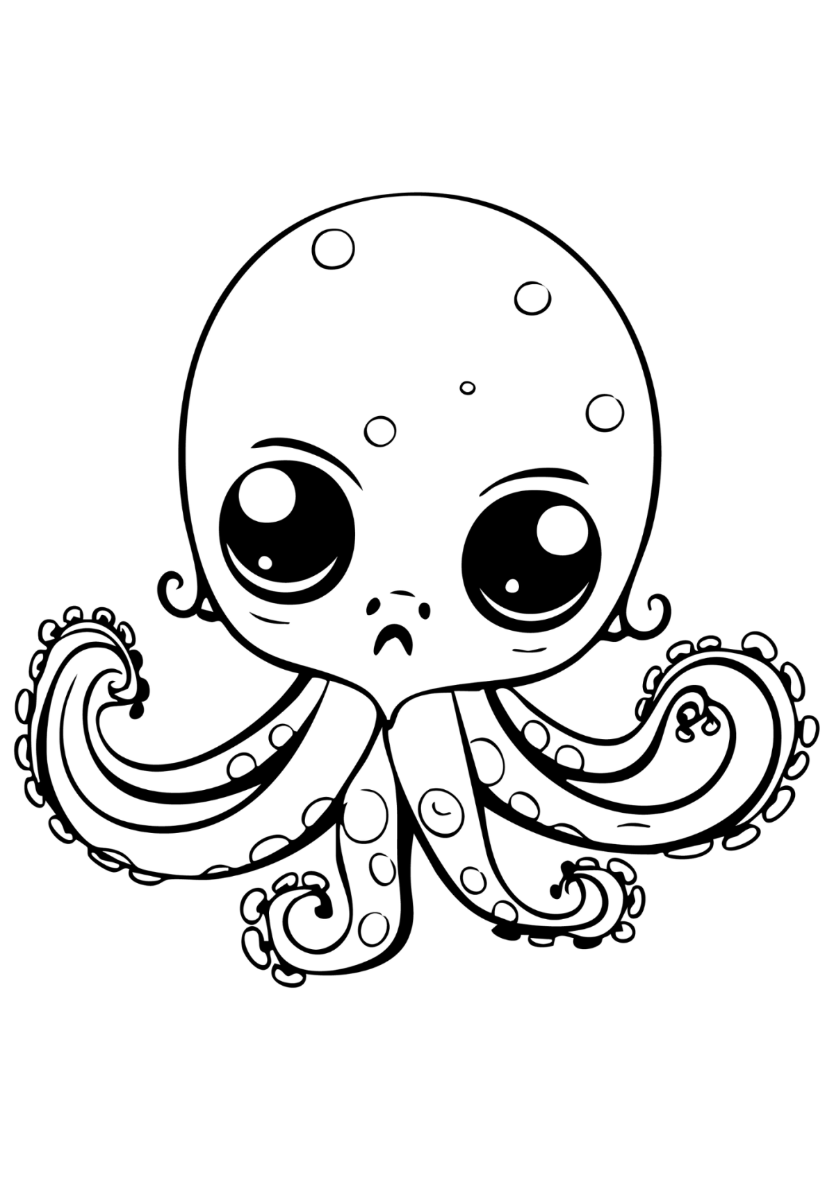 Desenho para Colorir Polvo