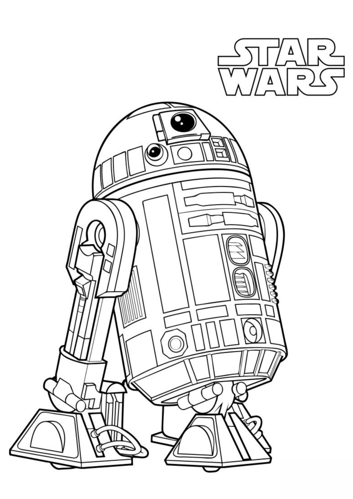Desenho para Colorir R2-D2