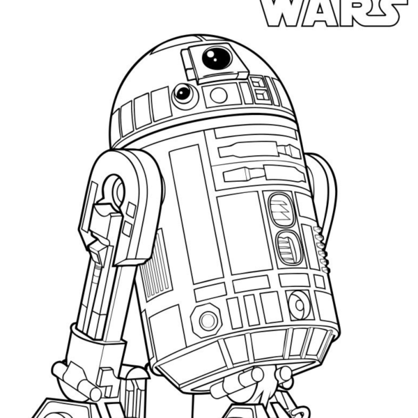 Desenho para Colorir R2-D2