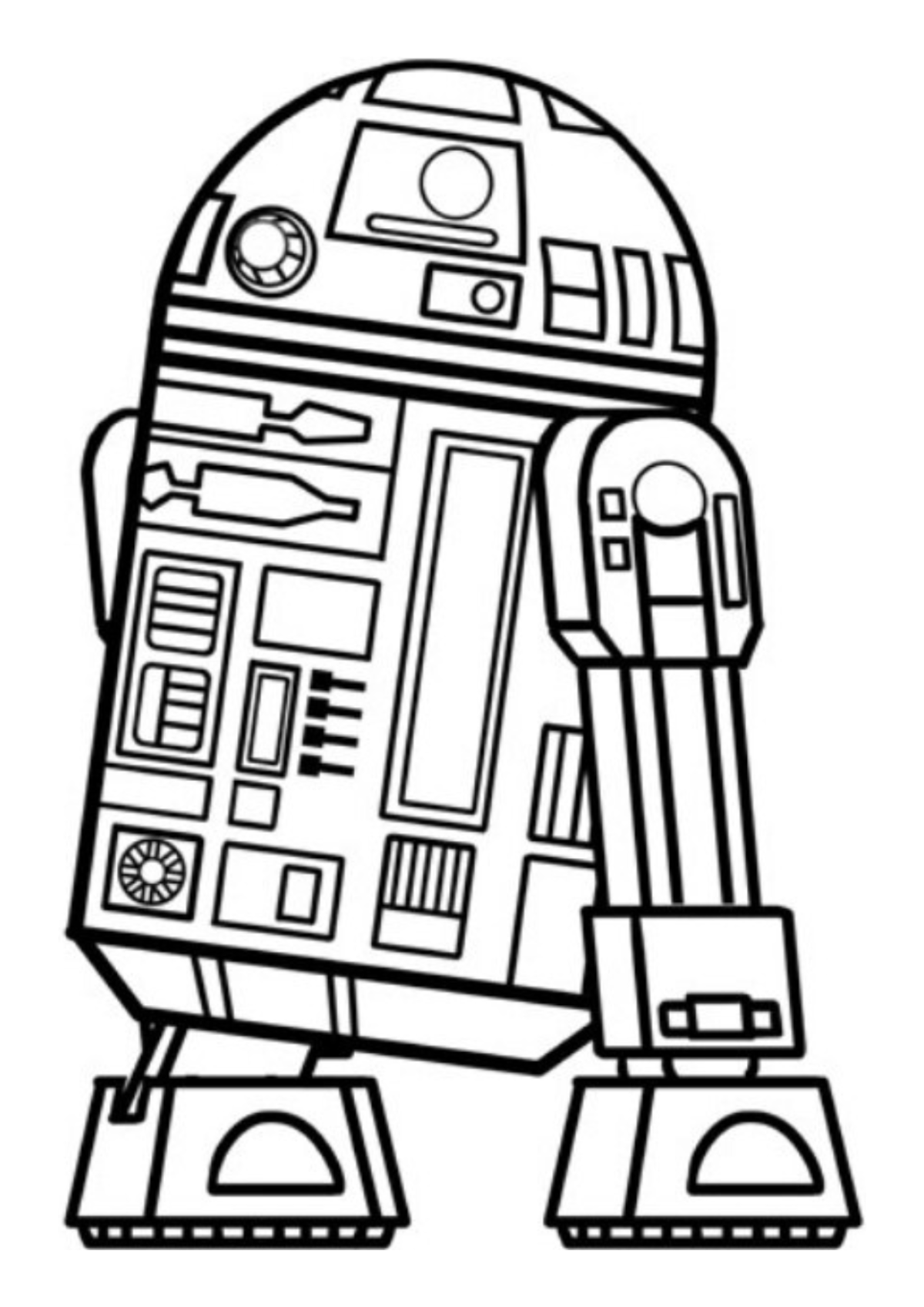 Desenho para Colorir R2-D2