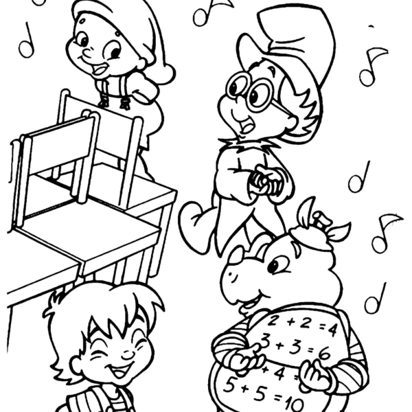 Desenho para Colorir Sítio do Pica Pau Amarelo
