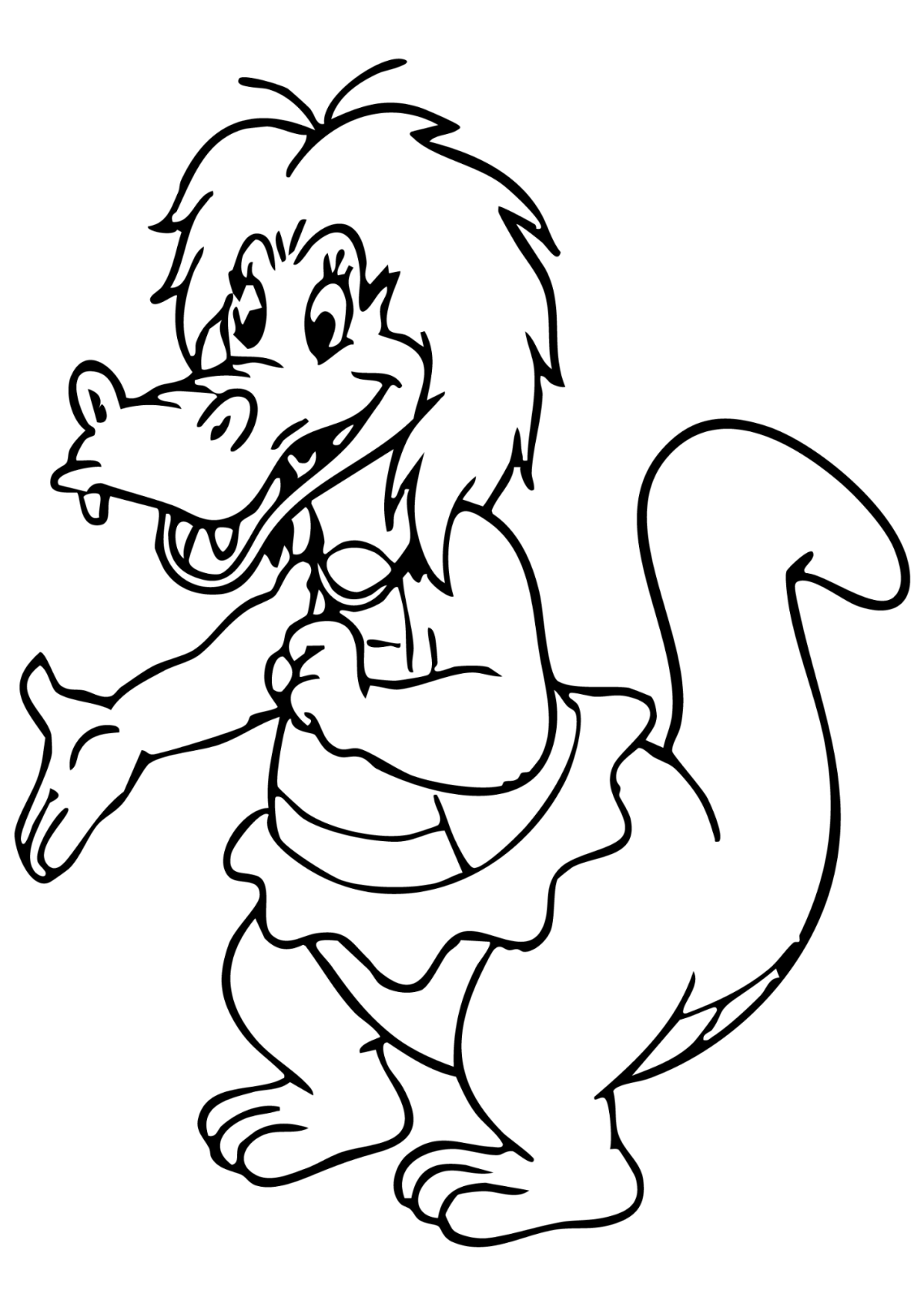 Desenho para Colorir Sítio do Pica Pau Amarelo
