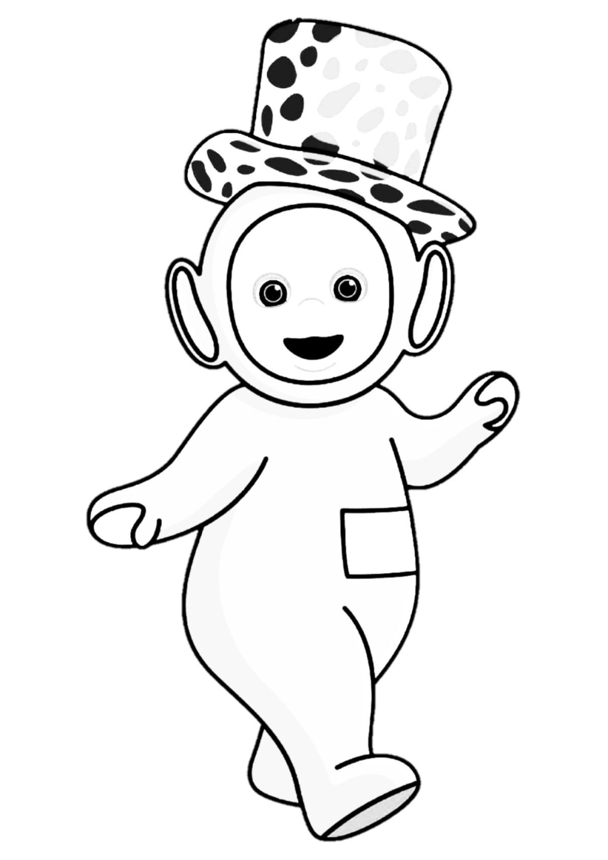 Desenho para Colorir Teletubbies