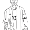 Desenho para Colorir Messi